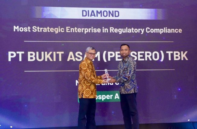 PT Bukit Asam Raih Penghargaan Diamond PROSPER A IRCA 2026, Bukti Komitmen Kepatuhan dan Tata Kelola Perusahaan